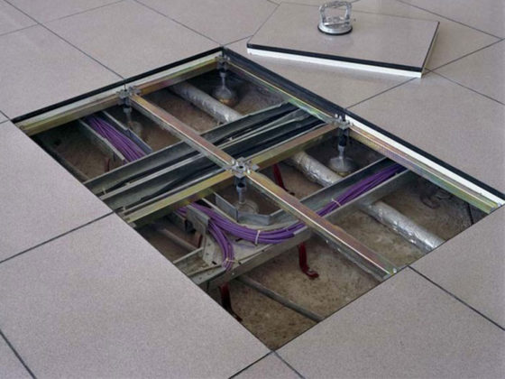 traditional raised access floor